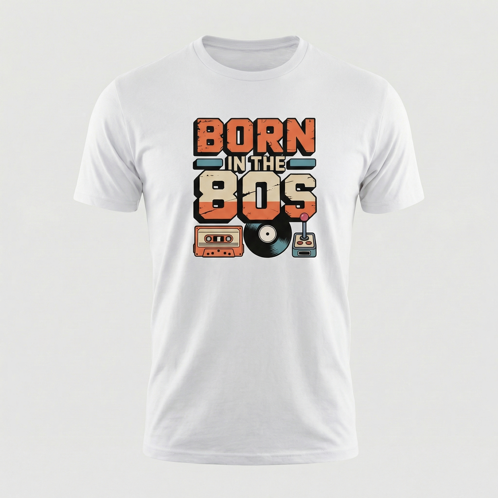 Born in the 80s Retro Vibes Tee