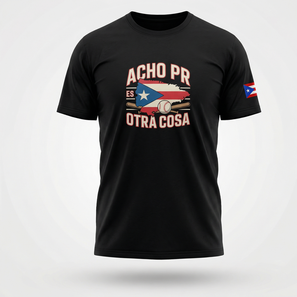 Acho PR es otra cosa – PR Baseball Tee